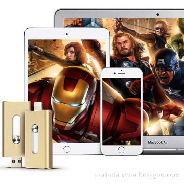8G 16G 64GB USB i-Flash Drive U Disk Memory Stick Storage Adapter For iphone 5/5S 6/6S